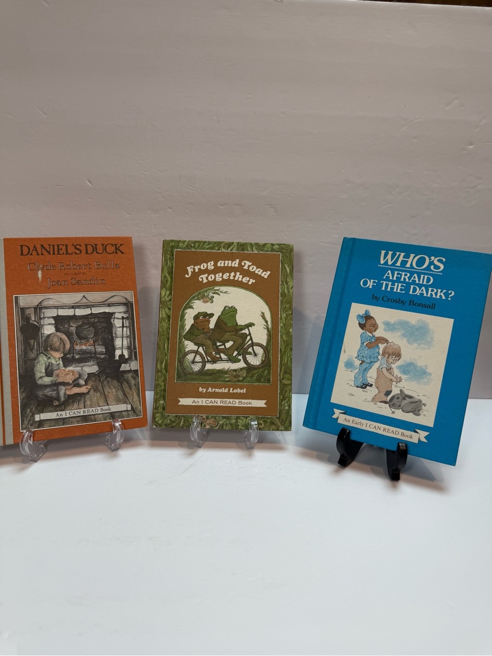 Set of 3 Vintage 1970's I Can Read Books - Daniel's Duck/Frog and Toad/Whos